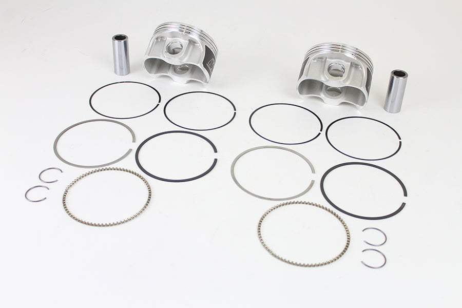 HARLEY Wiseco Tracker Series Piston Set .020 Oversize fits 1999-2006 FLT,  1999-2006 FXD,  1999-2006 FXST,  1999-2006 FLST,