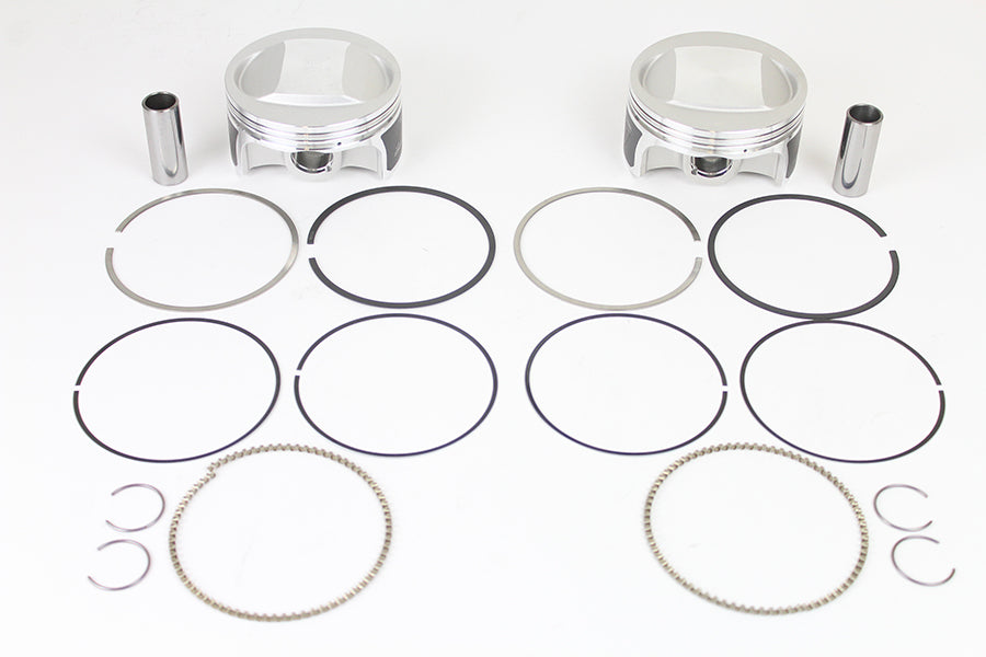 HARLEY Wiseco Tracker Series Piston Set .020 Oversize fits 1999-2006 FLT,  1999-2006 FXD,  1999-2006 FXST,  1999-2006 FLST,