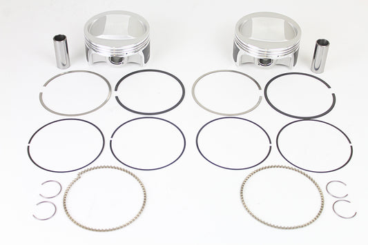 HARLEY Wiseco Tracker Series Piston Set .020 Oversize fits 1999-2006 FLT,  1999-2006 FXD,  1999-2006 FXST,  1999-2006 FLST,