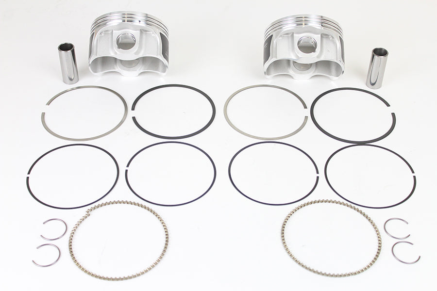 HARLEY Wiseco Tracker Series Piston Set .020 Oversize fits 1999-2006 FLT,  1999-2006 FXD,  1999-2006 FXST,  1999-2006 FLST,