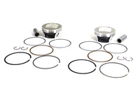 HARLEY Wiseco Tracker Series Piston Set .010 Oversize fits 2007-2017 FLT,  2007-2017 FXD,  2007-2017 FLST,  2007-2017 FXST,