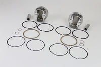 HARLEY Wiseco Tracker Series Piston Set fits 1984-1998 FLT,  1991-1998 FXD,  1984-1999 FXST,  1984-1994 FXR,  1986-1999 FLST,