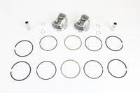 HARLEY Wiseco Tracker Series Piston Set .020 Oversize fits 1984-1998 FLT,  1991-1998 FXD,  1984-1999 FXST,  1984-1994 FXR,  1986-1999 FLST,