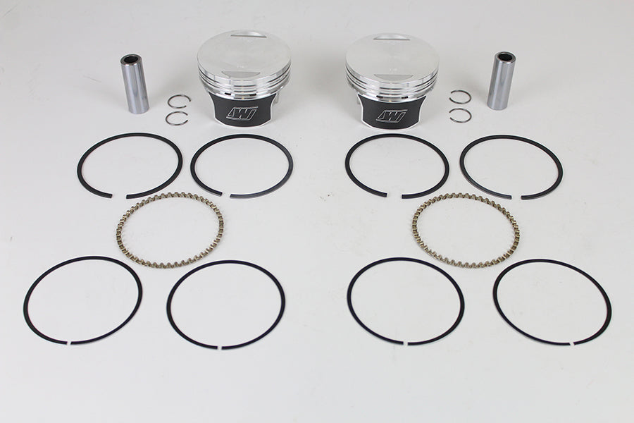 HARLEY Wiseco Tracker Series Piston Set .030 Oversize fits 1984-1998 FLT,  1991-1998 FXD,  1984-1999 FXST,  1984-1994 FXR,  1986-1999 FLST,