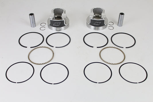 HARLEY Wiseco Tracker Series Piston Set .030 Oversize fits 1984-1998 FLT,  1991-1998 FXD,  1984-1999 FXST,  1984-1994 FXR,  1986-1999 FLST,