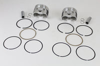 HARLEY Wiseco Tracker Series Piston Set .030 Oversize fits 1984-1998 FLT,  1991-1998 FXD,  1984-1999 FXST,  1984-1994 FXR,  1986-1999 FLST,