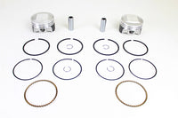 HARLEY Wiseco Tracker Series Piston Set fits 1984-1998 FLT,  1991-1998 FXD,  1984-1999 FXST,  1984-1994 FXR,  1986-1999 FLST,