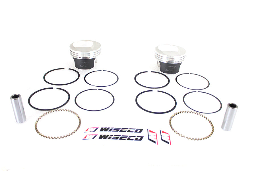 HARLEY Wiseco Tracker Series Piston Set .020 Oversize fits 1984-1998 FLT,  1991-1998 FXD,  1984-1999 FXST,  1984-1994 FXR,  1986-1999 FLST,