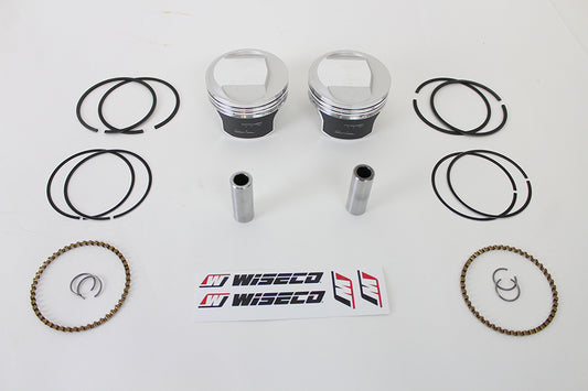 HARLEY Wiseco Tracker Series Piston Set .030 Oversize fits 1984-1998 FLT,  1991-1998 FXD,  1984-1999 FXST,  1984-1994 FXR,  1986-1999 FLST,