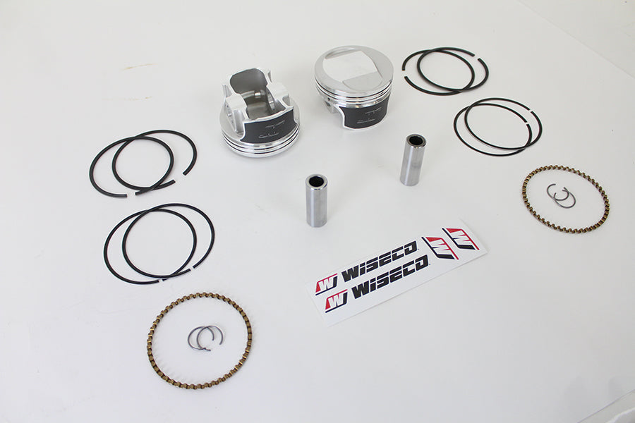 HARLEY Wiseco Tracker Series Piston Set .030 Oversize fits 1984-1998 FLT,  1991-1998 FXD,  1984-1999 FXST,  1984-1994 FXR,  1986-1999 FLST,