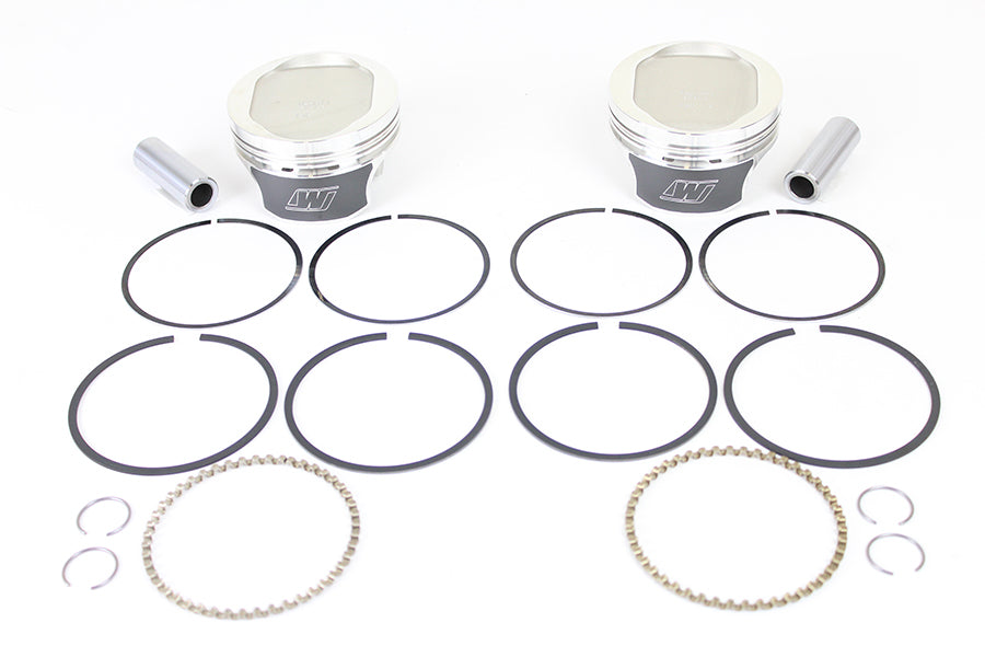 HARLEY Wiseco Tracker Series 883cc Piston Set .010 Oversize fits 1986-UP XL,