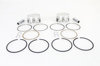 HARLEY Wiseco Tracker Series 883cc Piston Set .010 Oversize fits 1986-UP XL,