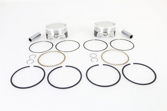 HARLEY Wiseco Tracker Series 883cc Piston Set .010 Oversize fits 1986-UP XL,