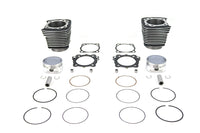 883 to 1270cc Cylinder and Piston Conversion Kit Black Sportster XL 2004-UP