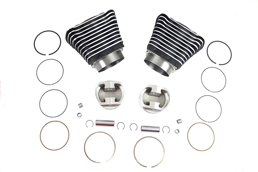 1270cc Cylinder and Piston Big Bore Conversion Kit Black SPORTSTER XL 1986-2003