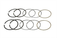 HARLEY 74 Zoll Moly Kolbenring-Set .080 Übergröße Passend für 1978-1984 FL, 1978-1984 FX, 1979-1983 FLT