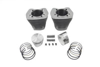 HARLEY 88 Zoll Evolution Big Bore Zylinder Kit Silber Passt 1984-1994 FXR,   1991-1998 FXD,   1986-19
