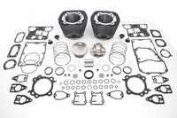 HARLEY 110 CI Zylinder-Kit Schwarz Passend für 2007-2017 FXST, 2007-2017 FLST, 2007-2017 FXD, 2007-2016