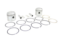 HARLEY Replika 74-Zoll-OHV-Kolbensatz, Übermaß .005, passend für 1941-1977 FL, 1971-1977 FX,