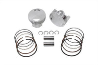 HARLEY 93.4 Zoll Big Bore Flat Top Kolben-Kit Standard Passend für 1984-1994 FXR,   1991-1998 FXD,   1986-1