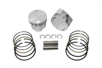 HARLEY 3-5/8 Zoll Kolbensatz Standardgröße Passend für 1984-1998 FLT, 1984-1998 FXST, 1984-1994 FXR,
