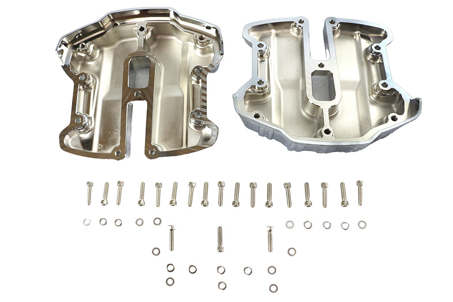 HARLEY M8 Rocker Box Cover Set Chrom Passend für 2017-UP FLT, 2018-UP FLST, 2018-UP FXST,