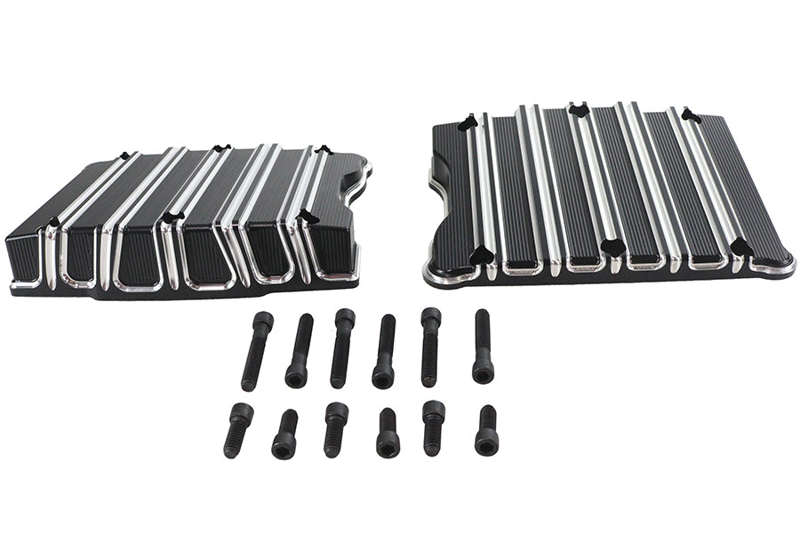 HARLEY Twin Cam Kipphebelgehäuse-Abdeckungssatz Passt für 1999-2017 FLT, 1999-2017 FXD, 1999-2017 FXR, 1999-20