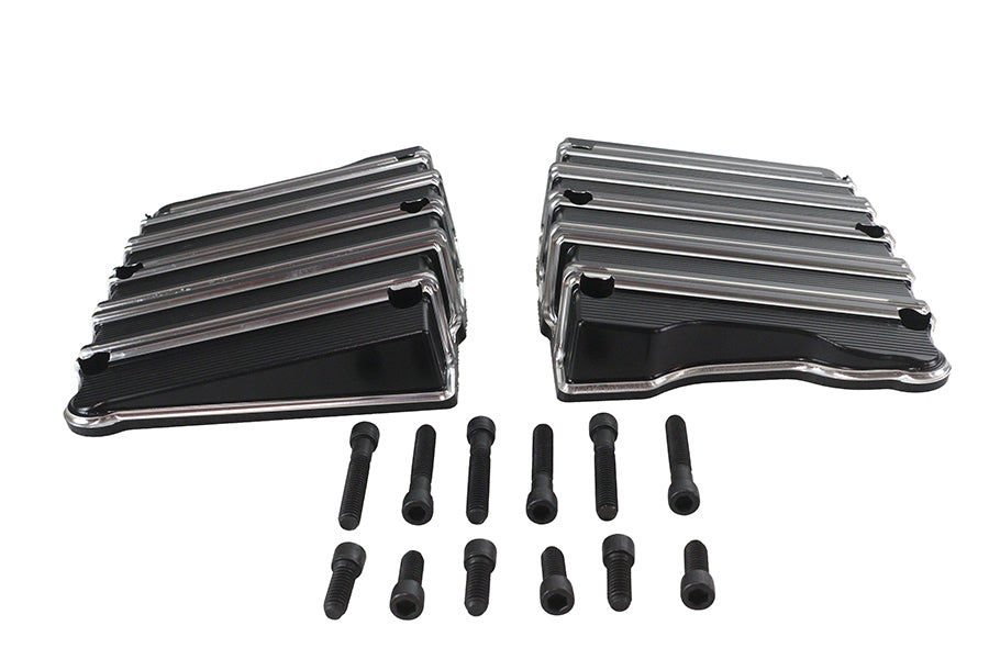 HARLEY Twin Cam Kipphebelgehäuse-Abdeckungssatz Passt für 1999-2017 FLT, 1999-2017 FXD, 1999-2017 FXR, 1999-20