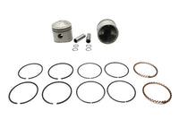 HARLEY 74 Zoll Overhead Valve 3-7/16 Zoll Kolbensatz Standardgröße Passend für 1941-1977 FL, 1971-1977 FX