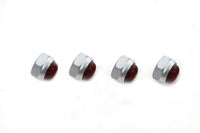 HARLEY Satin Rocker Arm Shaft End Caps fits 1966-1984 FL,  1971-1984 FX,  1980-1983 FLT,  1982-1983 FXR,  1957-1985 XL,