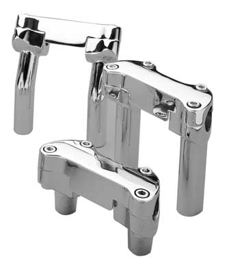 Custom Chrome HARLEY H/BAR RISERS & TOP CLAMP