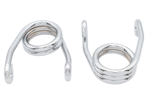 HARLEY Chrome 2 inch Seat Spring Set Fits 0-  Custom, application