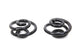 HARLEY Black 1 inch Seat Spring Set fits 0-  Custom,