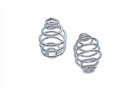 HARLEY Chrome 5 inch Seat Spring Set fits 0-  Custom,