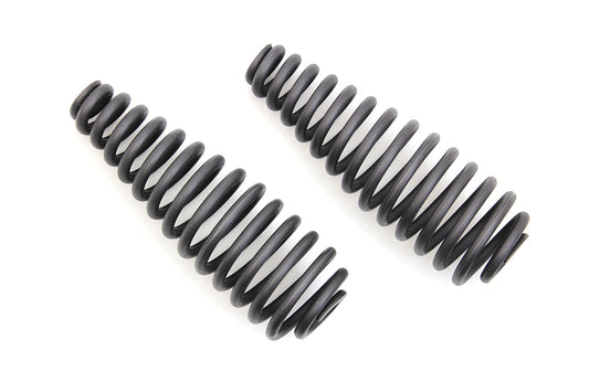 HARLEY Black 6 inch Seat Spring Set fits 0-  Custom,