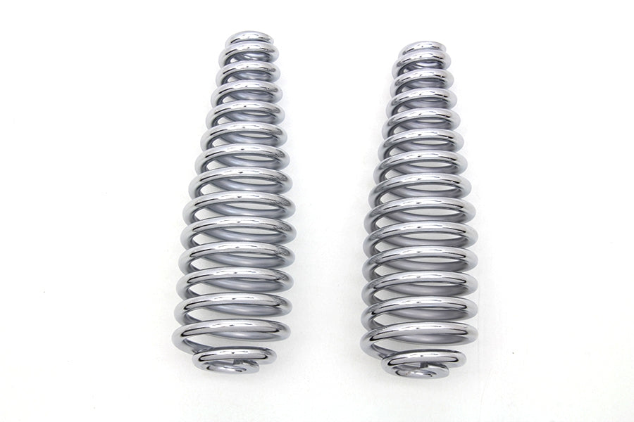 HARLEY Chrome 6 inch Seat Spring Set fits 0-  Custom,