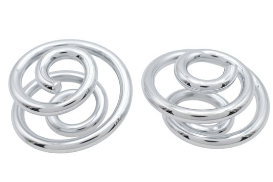 HARLEY Chrome 1 inch Seat Spring Set Fits 0-  Custom, application