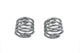 HARLEY Chrome 2 inch Seat Spring Set fits 0-  Custom,