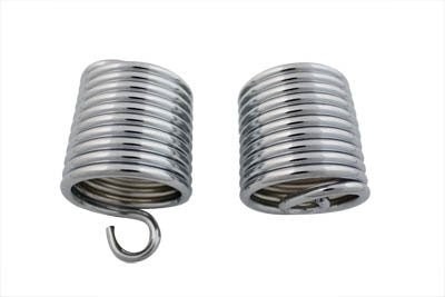 HARLEY Auxiliary Seat Chrome Spring Set fits 1958-1964 FL,