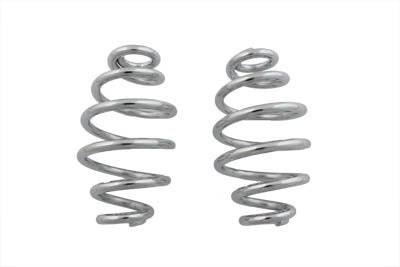 HARLEY Chrome 4 inch Seat Spring Set fits 0-  Custom,