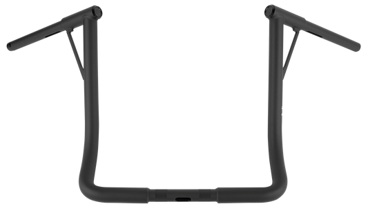 HARLEY BURLY BRAND LOUIE-BAGGER 16"BAR 1.25" TBW MATTE BLACK  B12-7005TB