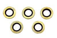 HARLEY Hohlschrauben-Dichtring mit O-Ring 10mm Passend für 1988-2001 FL, 1991-2000 FXD, 1988-2000 XL, 2000