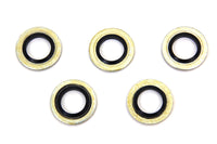 HARLEY Hohlschrauben-Dichtring mit O-Ring 10mm Passend für 1988-2001 FL, 1991-2000 FXD, 1988-2000 XL, 2000
