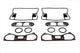 HARLEY V-Twin O-Ring Rocker Box Gasket Kit fits 1992-1998 FXST,  1992-1998 FLST,  1992-1998 FLT,  1992-1998 FXD,  1992-1994 FXR,