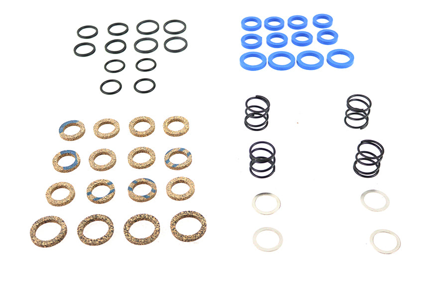HARLEY Stößelstangenabdeckungs-Hardware-Kit Passend für 1948-1999 FL, 1948-1999 FL, 1972-1999 FX, 1972-1999 FX,
