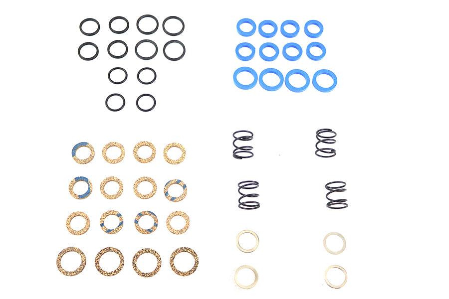 HARLEY Stößelstangenabdeckungs-Hardware-Kit Passend für 1948-1999 FL, 1948-1999 FL, 1972-1999 FX, 1972-1999 FX,