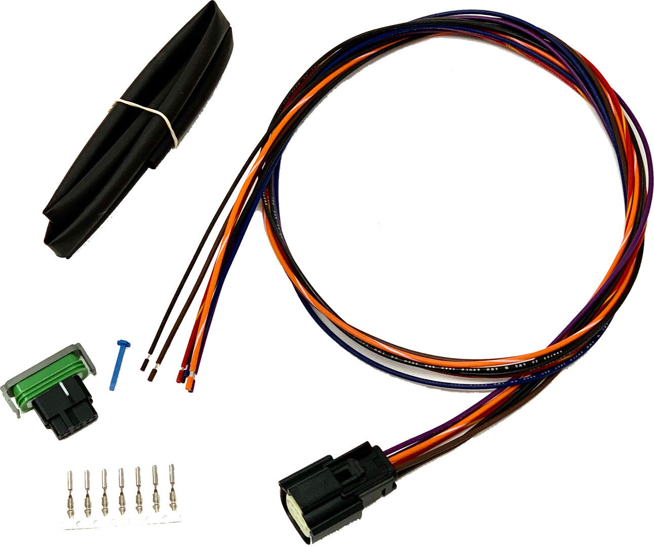 HARLEY NAMZ CUSTOM CYCLE REAR FENDER HRNSS 6-PIN MOLEX W/12-PIN FNDR FASCIA CONN INC  NRFH-02
