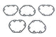 HARLEY V-Twin Clutch Release Cover Gasket fits 1987-2006 FXST,  1997-2006 FLST,  1997-2006 FLT,  1987-1994 FXR,  1991-1994 FXD,