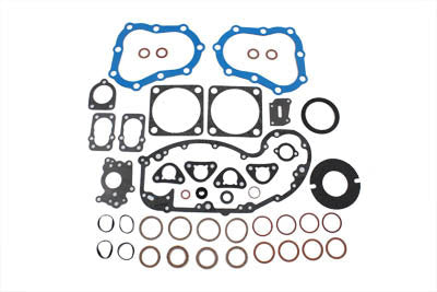 HARLEY Side Valve 74 inch/80 inch Engine Gasket Kit fits 1936-1948 UL, 74 and 80""