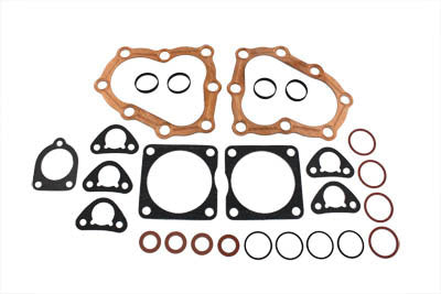 HARLEY Side Valve Top End Gasket Kit fits 1937-1952 WL,   1937-1973 G,
